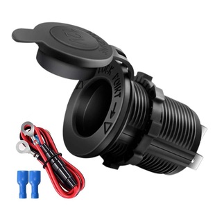 Автомобильный прикуриватель 12-24V гнездо с линейным автомобильным мотоциклетным прикуривателем автомобильное зарядное устройство водонепроницаемое основание прикуривателя