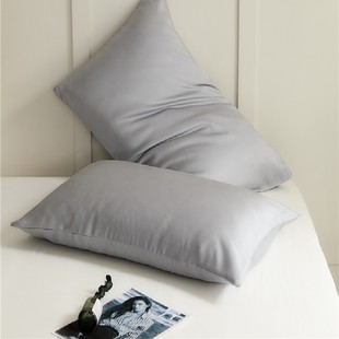 Tencel Pillow Case Pair Household Tencel Pillow Case Pink Solid Color High-grade Ice Silk Pillow Inner Pillow Case Summer