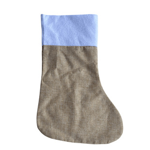 Cross-border creative cotton and linen Christmas socks gift bag candy bag Christmas gifts
