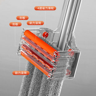 Flat Mop New Hand-free Mop Rotating Flat Mop Lazy Household Mop Mop Mop Mop