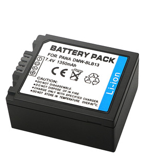 For Panasonic BLB13 Camera Battery DMC-G1 G2 G10 GK DMC-GH1 GF1 Battery