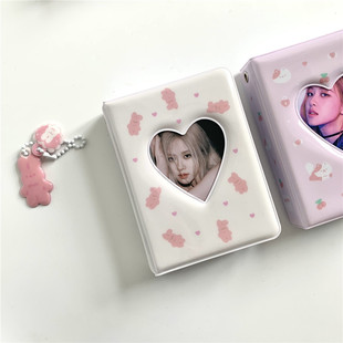ins Cute Tiger Cat Bear 3-inch Polaroid mini Album Star-chasing Aidou Album Small Kaka Album Storage