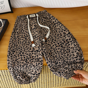 Children's pants summer new loose anti-mosquito pants boys Korean pants casual leggings breathable children's pants wholesale