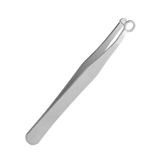 Nose hair clip ring nose hair clip stainless steel nose hair trimmer tweezers men's round press type nose hair scissors