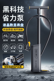 Deli Inflator Bicycle Household Universal New High Pressure Air Pump Battery Electric Vehicle Special Car Inflator