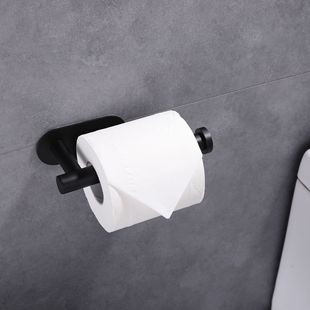Cross-border 304 stainless steel bathroom tissue holder Amazon bathroom non-perforated roll paper holder toilet paper holder pendant