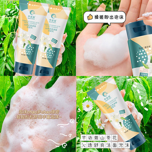 New Camellia Amino Acid Facial Cleanser Cleansing Pore Oil Control Acne Hydrating Facial Cleanser for Male and Female Students