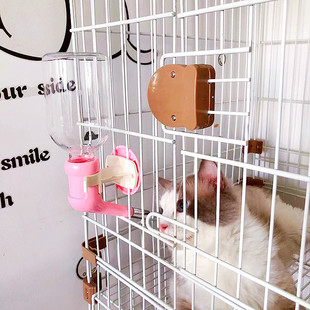 New pet drinking fountain hanging drinking kettle lengthened water nozzle without spring double beads young dog cat round drinking head