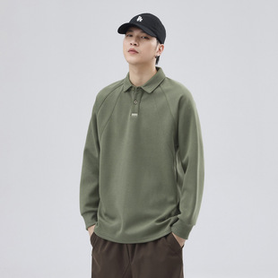Yunyun 2024 Autumn and Winter New Men's Sweater Base Top Clothes Fashion Brand Polo Shirt Collar Long Sleeve Jacket for Men