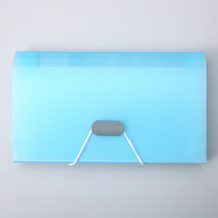 Rainbow organ bag folder file clip plastic rope bundle office A6 mini bill bag 13 storage clip wholesale