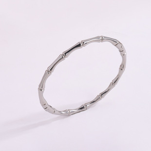 Titanium steel bracelet girls high sense plating silver bracelet South Korea stars do not fade European and American stainless steel bracelet jewelry
