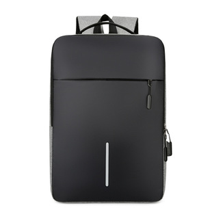 2024 new arrival computer bag men's multi-functional business backpack printed LOGO large capacity waterproof travel schoolbag for students