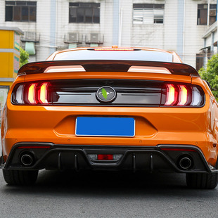 Suitable for 15-21 Ford Mustang GT500 large tail modified Mustang rear spoiler fixed wind wing carbon fiber