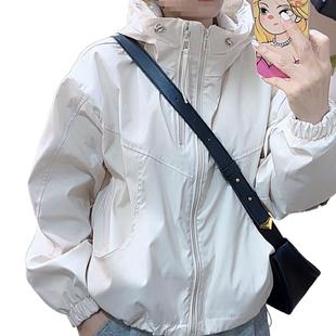Double-layer Women's Spring and Autumn Short Coat Sports 2025 New Style Jacket Women's Top Other