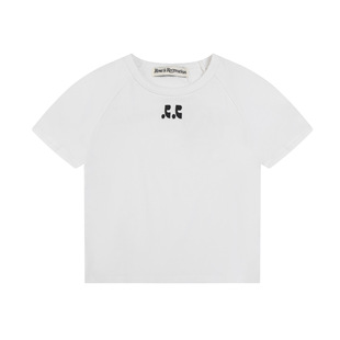 in stock generation hair restandrecreation sun shenguan same RR letter printed hot girl short short sleeve T-shirt