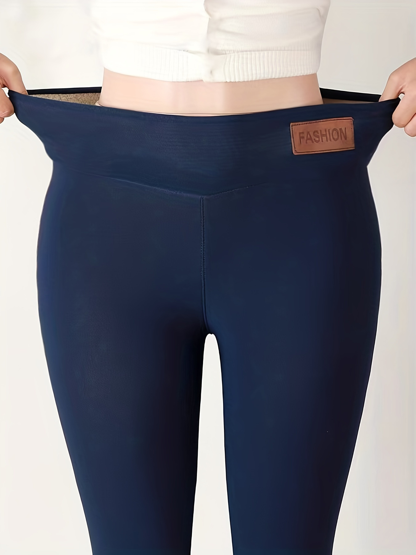 국경 간 인기 temu AliExpress 양고기 벨벳 플러스 벨벳 두꺼운 가을, 겨울 레깅스 여성 2025 따뜻한 바지