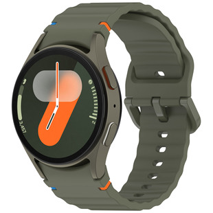 Применимо для Samsung watch7654FE силиконовый ремешок Galaxy Часы 5Pro волнистый автомобильный кабель быстрого сноса браслет