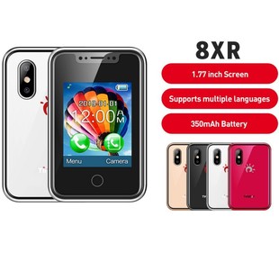 Cross-border mobile phone 8XR non-smart phone 2G mobile phone touch screen straight old man-machine keys mobile phone foreign trade