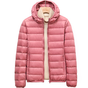 Light Down Jacket Women's Winter 2024 New Short Thin Small Fashionable Large Size Korean Style Casual Coat Trendy