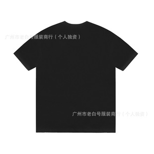 25SS Japanese Fashion Brand New Empress Dowager Saturn Small Label Pocket Decorative Loose Men's and Women's Cotton Short Sleeve T