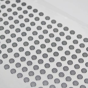 Headphone Adhesive-Backed Steel Mesh Dust-Proof Mesh Bluetooth Headset Dust-Proof Mesh Headphone Etched Mesh with Adhesive Nickel Sheet Mesh Speaker Steel Mesh