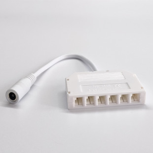 External DC line LED DuPont interface distribution box 6-position distribution box cabinet lamp wardrobe wine cabinet lighting accessories manufacturers