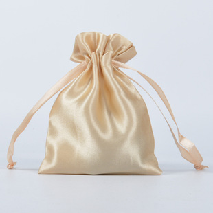 in stock Pocket Drawstring Jewelry Jewelry Bag Party Cosmetic Packaging Satin Christmas Gift Bag