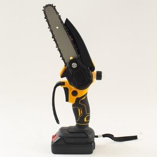 Factory mini Lithium electric chain saw single-hand Rechargeable Handheld saw cutting trees logging outdoor chain saw cross-border exclusive