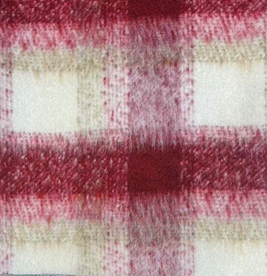 Woolen Woolen Long Wool Large Plaid Coat Clothing/shoes and Hats/bag Fabric Shaoxing Fabric