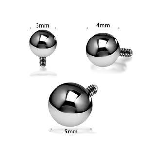Lip nail outer tooth ball eyebrow nail replacement head titanium steel puncture jewelry replacement accessories DIY earring manufacturers in stock