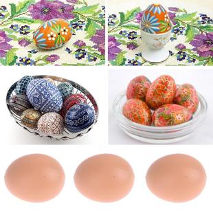 Easter egg simulation egg DIY creative simulation painted graffiti egg shell Easter gift in stock