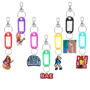 Cross-border Singer Colorfulful Plastic Sign Key Sign temu Rental Room Hotel Hotel Key Sign Number
