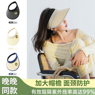 Women's Korean-style Outdoor Riding UV Anti-ultraviolet Breathable Empty Top Sun Hat