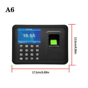 Fingerprint Attendance Machine Customized Employee Fingerprint Attendance Punch-In Password Admission Sign-In and Sign-Out Export Multi-Language