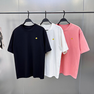 Heavy Summer Short-sleeved Fortune Printed T-shirt Trendy Brand T-shirt Loose Short-sleeved Cotton Couple Men's T-shirt NP45TE01