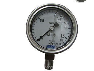 Манометр WIKA S-11,213.53.063.60PSI/160PSI,233.50.063 1.6Mpa
