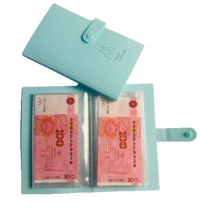 Factory Direct Sale 3inch Loose-Leaf Card Album Grid Cash Card Holder Small Card Storage Album Photo Album Commemorative Album Customization
