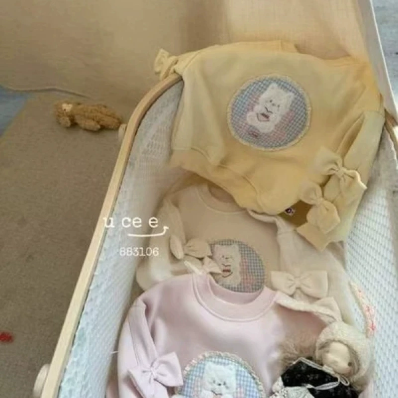 Зимний новый стиль в корейском стиле детский пуловер с рисунком кролика для маленьких девочек детская теплая футболка с длинными рукавами на флисовой подкладке