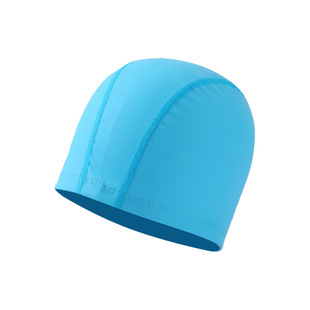 pu swimming cap source manufacturers solid color large waterproof swimming cap adult men and women multicolor pu leather coated swimming cap wholesale