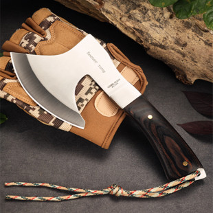 Outdoor hand axe camping self-defense multi-functional all-in-one axe portable firewood chopping bone cutting tree high strength mountain opening axe