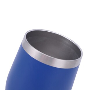 Foreign trade creative eggshell cup red wine glass double 304 stainless steel egg cup U-shaped Children's vacuum cup handy Cup