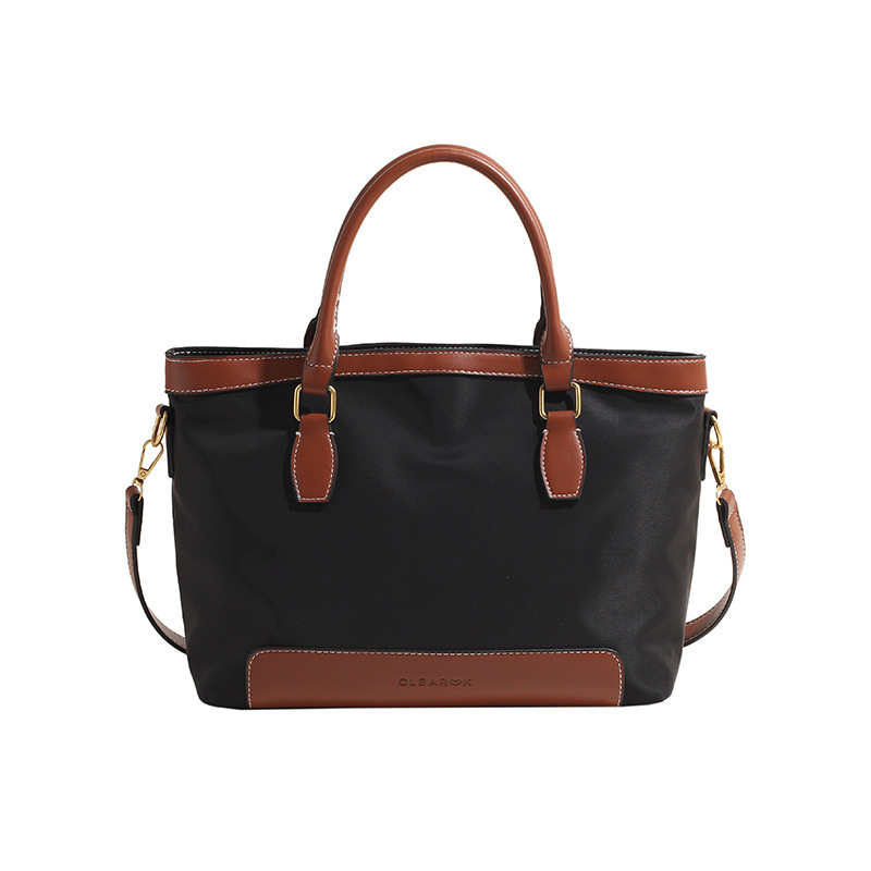 Cross-border Large Capacity Portable Commuter Women's Bag 2024 New All-match Tote Bag Business Casual Shoulder Crossbody Bag