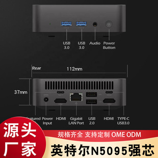 Brand New 12Th Generation N150 Mini Computer 4K Dual-Screen Desktop Business Office Learning Portable Mini Small Host