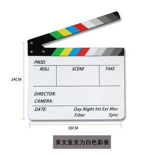 zakka grocery large recording board film director board creative photography online shop photography wooden craft props board