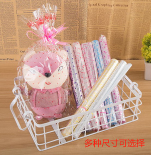 Big Doll Toy Doll Packaging Bag Transparent Cloth Storage Bag Fruit Basket Bag Promotional Plastic Printed Gift Bag