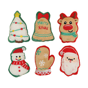 Creative Christmas Series Cat Toy Catnip Plush Pet Supplies Cartoon Snowman Elk Style Cat Toy