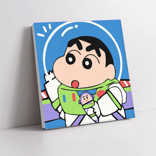 DIY Digital Oil Painting Children's Hand-painted Paintings Hand-filled Cure Cartoon Animation Decorative Painting Wholesale Creative