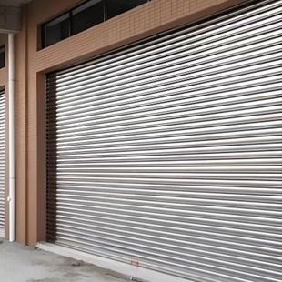 Foshan factory electric remote control steel rolling door customized shop household garage door thickened rolling door