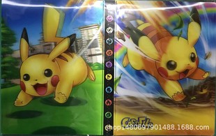 Pokémon Card Book Elf Card Collection Book 4 Palaces Can Holds 240 Laser 3D Card Books Wholesale
