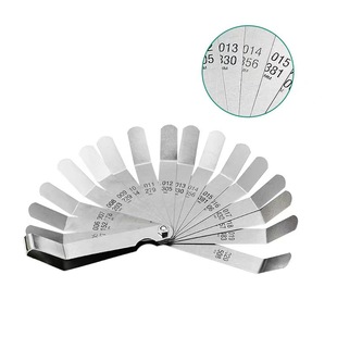 Metric inch feeler gauge gap gauge stainless steel high precision single piece valve plug gauge thin gauge 0.127-0.508 measurement